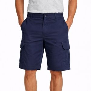Classic Navy Cargo Shorts for Men